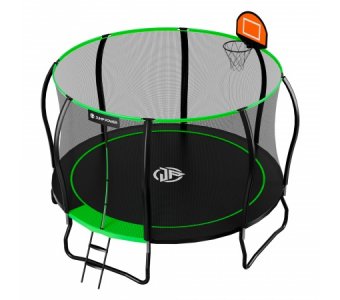 Батут Jump Power 12 ft Pro Stable Point Green - фото 4